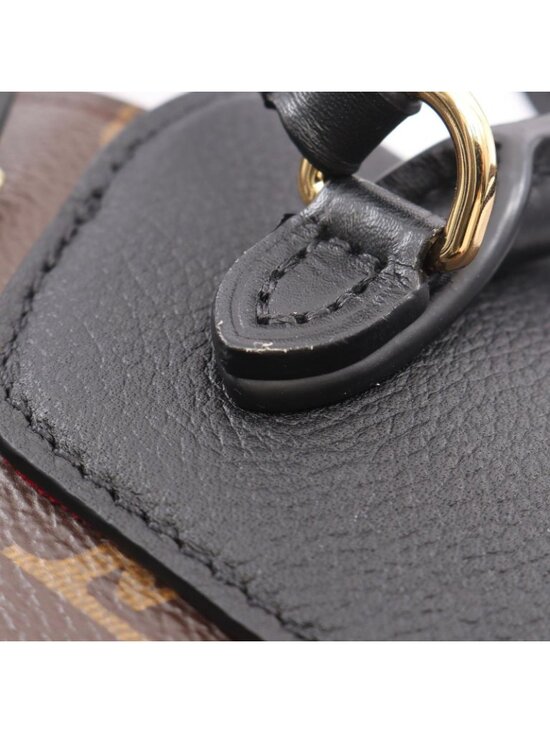 Louis Vuitton Backpack Montsouris NM PM Monogram Noir Canvas Leather main image 9